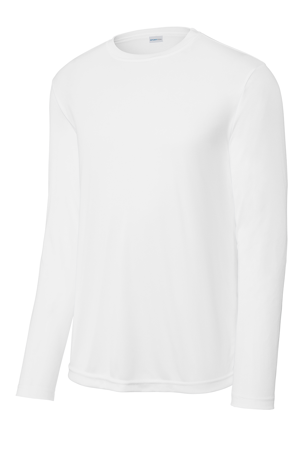 Sport-Tek Long Sleeve Sport-Wick Tee - white